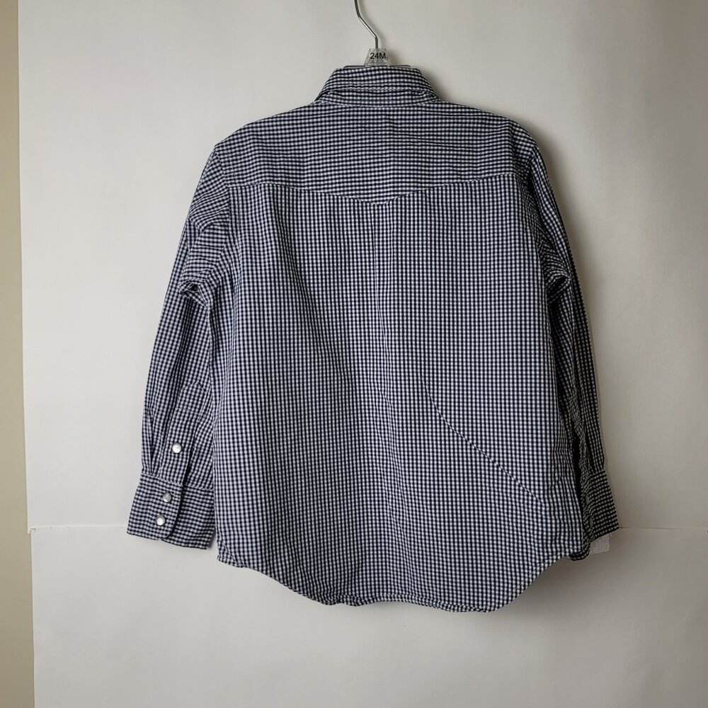 Ralph Lauren Boys Plaid Snap Front Western Shirt Long Sleeve Size 5 - Picture 5 of 7